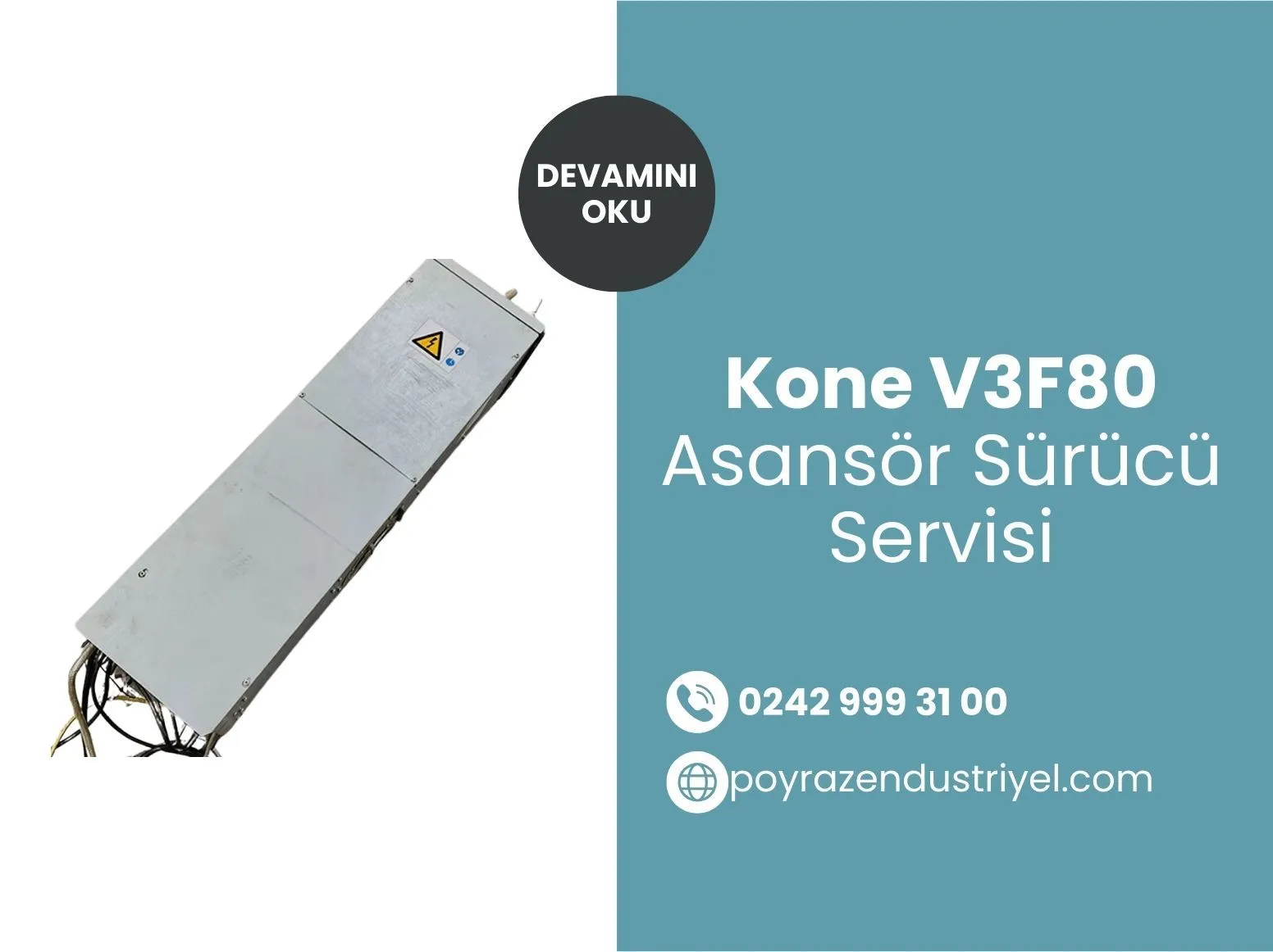 Kone V3f80 Asansör Sürücü Servisi